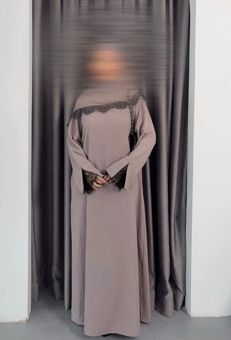 Abaya Noor Lace + Hijab