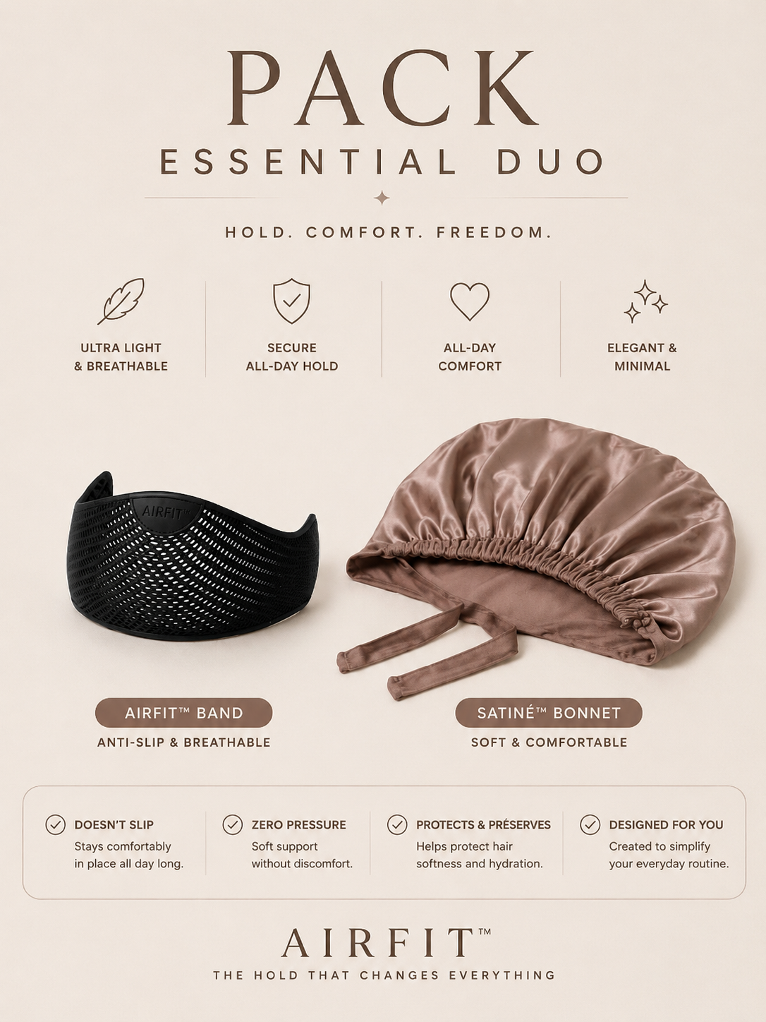 The Essentials Duo ✨ - AIRFIT™ + SATINÉ 🎀